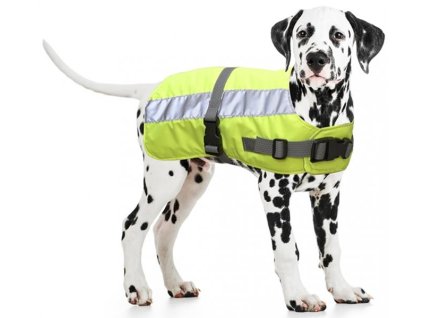 Reflektierende Weste für Hunde 60cm gelb Duvo+