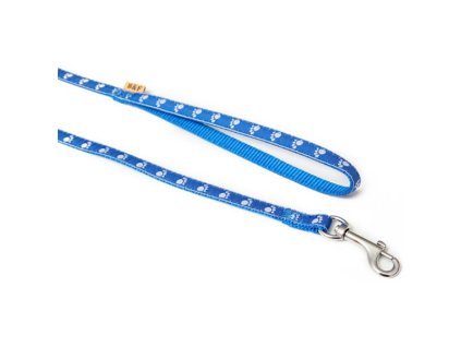 Smycz nylonowa Paws 1x120 niebieska BAFPET