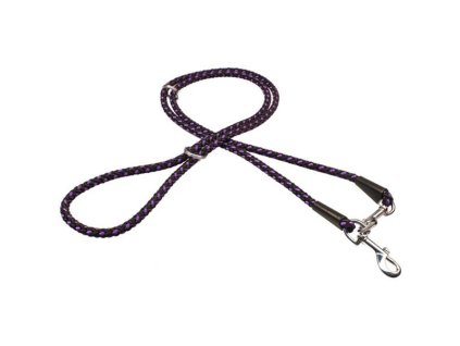 Smycz z liny tekstylnej KNOT nr-fioletowa 1x240 BAFPET