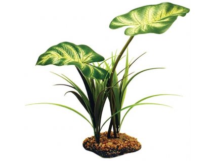 Dekorace umělá rostlina - list Broadleaf Canopy Komodo 26cm