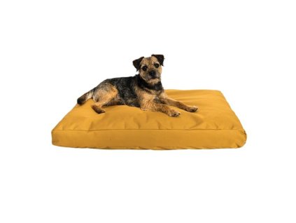 Buffy nylon mattress ocher with zipper 90x60x10