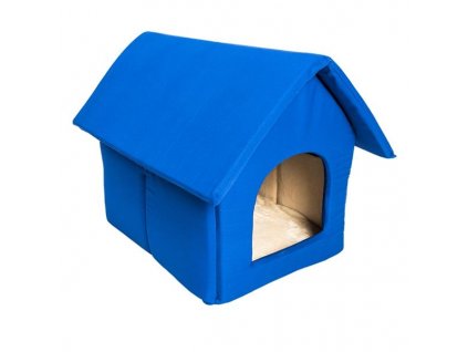 Orion Schuppen blau/beige 40x50
