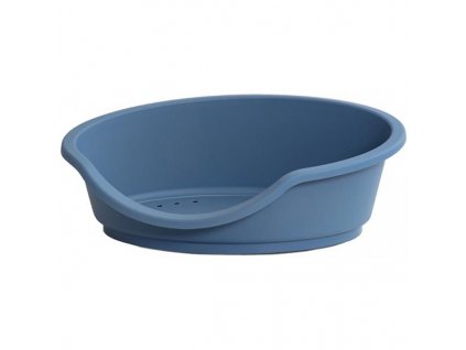 Pat oval ECO plastic 53x32x18cm albastru Duvo+