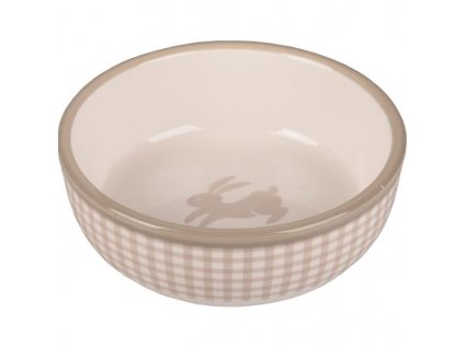 Ceramic rodent bowl beige, rabbit 400ml