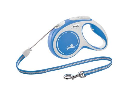 Flexi New Comfort M frânghie 5 m albastru 20 kg
