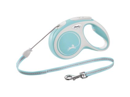 Cablu Flexi New Comfort M 5 m albastru deschis 20 kg