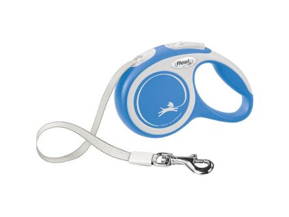 Curea Flexi New Comfort XS 3 m albastru 12 kg