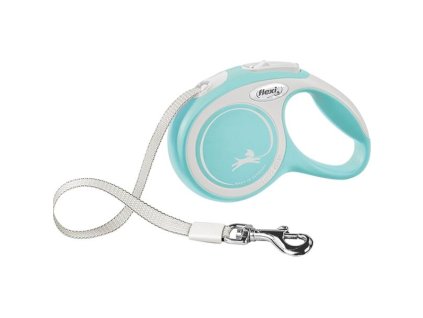 Curea Flexi New Comfort XS 3 m albastru deschis 12 kg