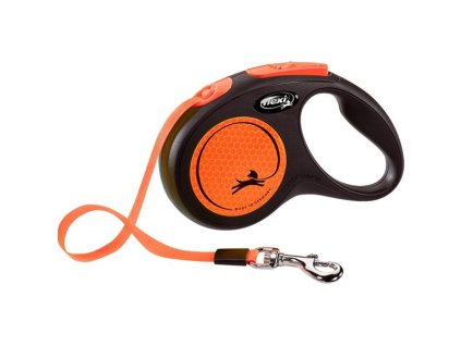 Flexi New Neon S opasok 5 m oranžovej 15 kg