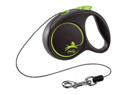 Cablu Flexi Black Design XS 3 m verde 8 kg