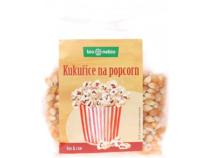 Bio kukuřice na popcorn bio*nebio 250 g  + Při koupi 12 a více kusů 3% Sleva