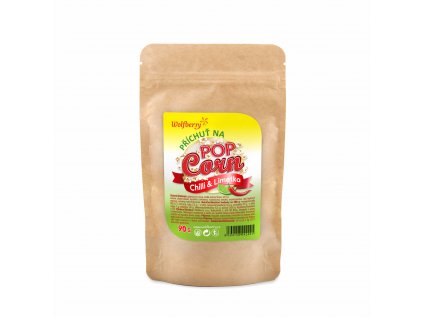 Příchuť na popcorn Chilli a Limetka 90 g Wolfberry