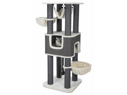 XXL scratching post HUMBERTO, 174 x 68 x 68, cream/gray