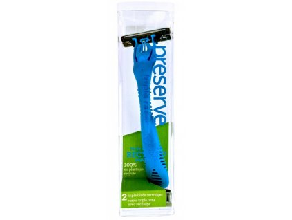 Preserve Triple Razor (incl. 2 heads) - blue