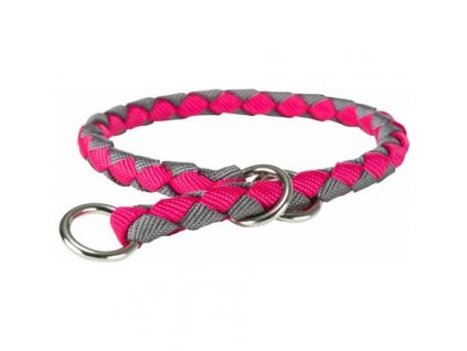 CAVO round semi-tightening collar - fuchsia/graphite