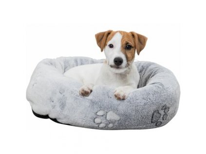 NANDO round bed with edge, 50 × 40 cm, light gray