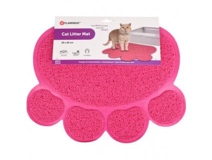 Toilet mat pink 40x30 Flamingo