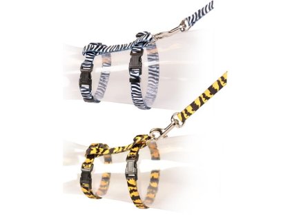 Postroj cat nylon ZOO mix 30-50/12mm Duvo+