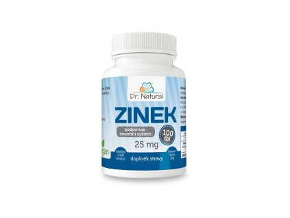 Zinc 25 mg 100 tablets - Dr. Natural 50g