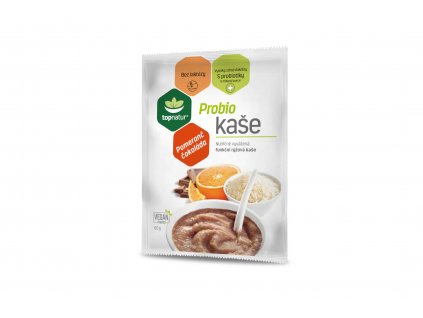 Probio kaše POMERANČ A ČOKOLÁDA - Vegan - Topnatur 60g  + Při koupi 12 a více kusů 3% Sleva