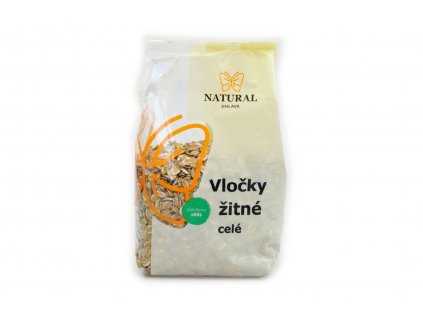 Vločky žitné celé - Natural 300g  + Při koupi 12 a více kusů 3% Sleva