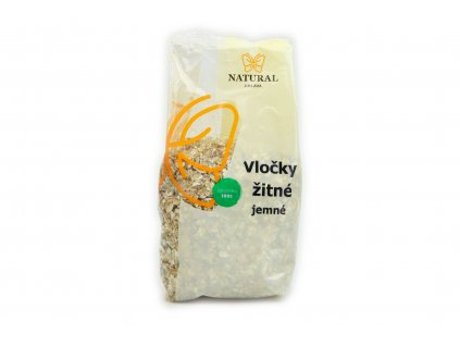 Vločky žitné jemné - Natural 300g  + Při koupi 12 a více kusů 3% Sleva