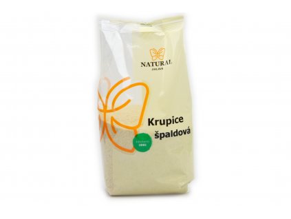 Krupice špaldová - Natural 500g  + Při koupi 12 a více kusů 3% Sleva