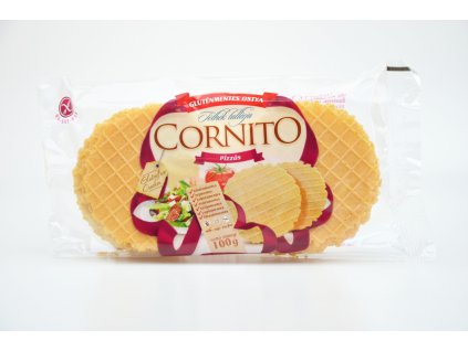 Oplatky kukuřično - bramborové s příchutí pizza bez lepku - Cornito 100g  + Při koupi 12 a více kusů 3% Sleva