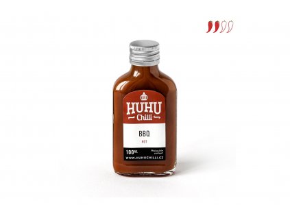 BBQ omáčka - hot - Huhuchilli 100ml  + Při koupi 12 a více kusů 3% Sleva
