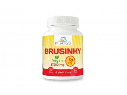 Cranberries 17200 mg 60 tablets - Dr. Natural 25g