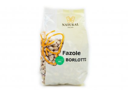 Fazole BORLOTTI - Natural 500g  + Při koupi 12 a více kusů 3% Sleva