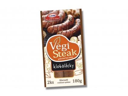 VegiSteak klobalásky 2ks - VEGAN - VETO 180g  + Při koupi 12 a více kusů 3% Sleva