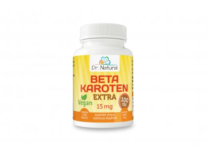 Betakaroten extra 15mg 100tbl. - Dr. Natural 50g  + Při koupi 12 a více kusů 3% Sleva