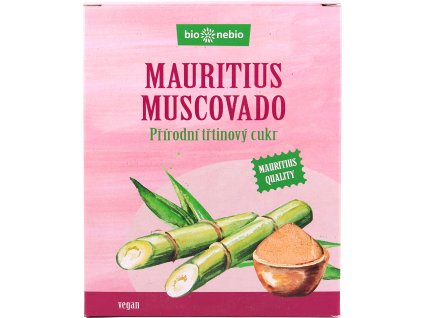 Přírodní třtinový cukr MUSCOVADO bio*nebio 400 g  + Při koupi 12 a více kusů 3% Sleva