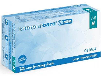 Handschuhe nicht sterilisieren. Latex Sempercare S 100 Stück puderfrei