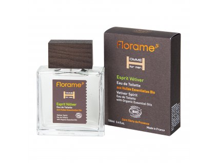 Toaletní voda HOMME Esprit Vétiver 100 ml BIO FLORAME