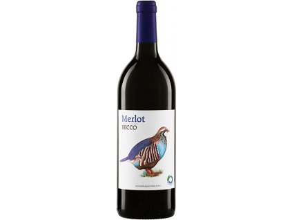 Red Merlot wine 1 l BIO BECCO