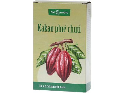 Bio kakao plné chuti bio*nebio 150 g + Při koupi 12 a více kusů 3% Sleva