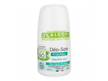 Natural 24h refreshing deodorant with mint 50 ml BIO SO'BiO étic