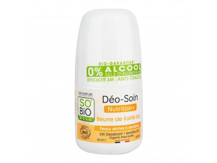 Natürliches Deodorant 24h Nutrition+ mit Sheabutter 50 ml BIO SO'BiO étic