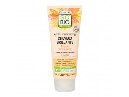 Argan-Spülung für Glanz – für normales bis trockenes Haar 200 ml BIO SO'BiO étic