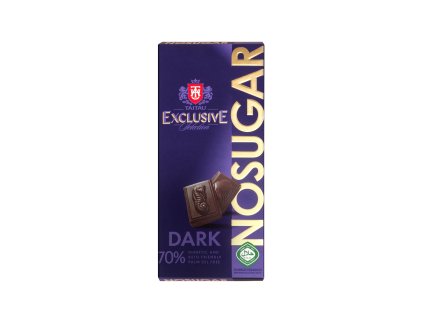 Dark chocolate 70% without added sugar with erythritol sweetener - TAITAU 100g