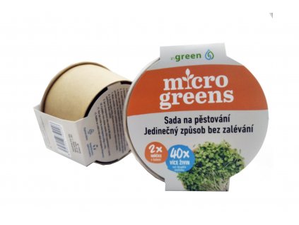 Microgreens - sada na pěstování - hořčice 2x  + Při koupi 12 a více kusů 3% Sleva