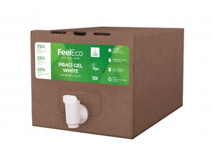 Prací gel na bílé prádlo - vegan - Feel Eco 10l  + Při koupi 12 a více kusů 3% Sleva
