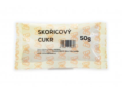 Cukr skořicový s fruktózou - Natural 50g  + Při koupi 12 a více kusů 3% Sleva