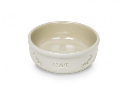 Nobby Cat Keramiknapf 13,5 cm weiß 250ml + 3% SLEVA se Slevovým kupónem: bonus