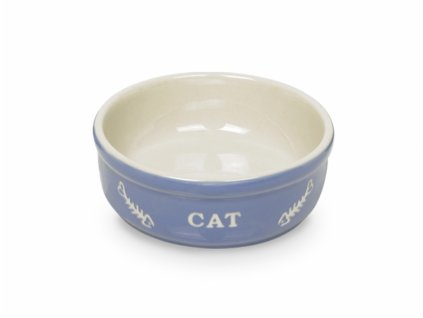 Nobby Cat keramická miska 13,5 cm modrá 250ml  + 3% SLEVA se Slevovým kupónem: bonus