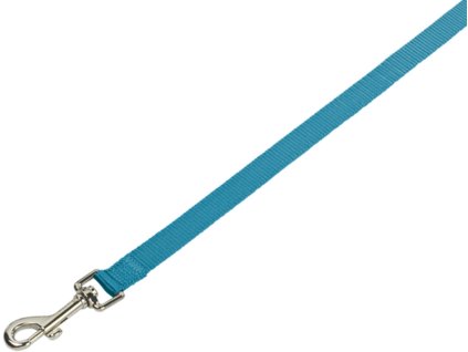 Nobby CLASSIC nylon leash 120cm / 20mm light blue