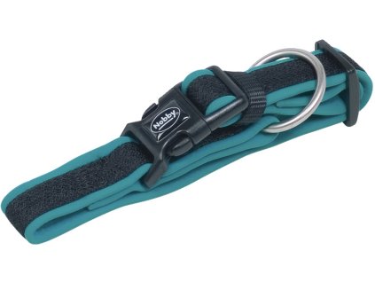 Nobby MESH PRENO obojek neoprén tyrkysový M/L 40-55cm