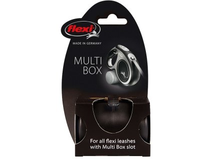 Tacka na smycz Flexi Multi Box czarna 1 szt.